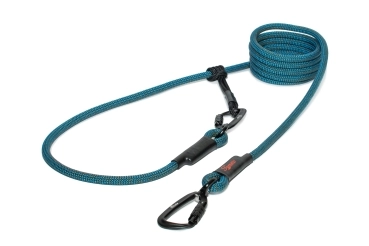 EASYLONG Hundeleine TWIST - M - 3,5m - blau und braun